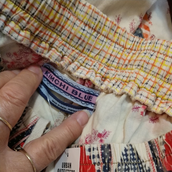 🆕 Urban Outfitters Kimchi Blue Patchwork Summit TRK Pants Small - Picture 14 of 16